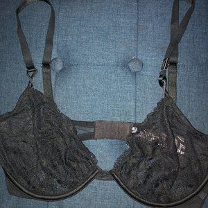Victoria's Secret Unlined Demi Black Bra 36D